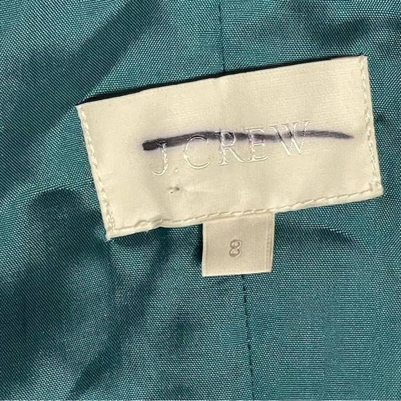 J.Crew Womens Size 8 Teal Green Sleeveless Dress - Picture 4 of 7